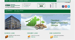 Desktop Screenshot of cdb.ge