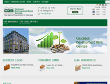 Tablet Screenshot of cdb.ge